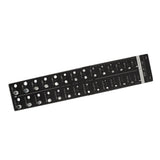 Nut and Bolt Thread Checker 28 Size Inch and Centimeter Carbon Steel Aluminium Alloy Accurate Easy Use Identifier Gauge - 45-Degree Angle