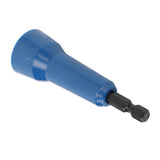 Wire Twisting Tool Wire Twisting Spinner Wire Twister Tool for Drill Wire Connector Driver with 1/4in Chuck Blue - Front View