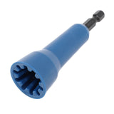 Wire Twisting Tool Wire Twisting Spinner Wire Twister Tool for Drill Wire Connector Driver with 1/4in Chuck Blue