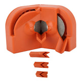 Electric Drill Bit Sharpener for All Bits Multipurpose Portable Drill Grinder Grinding Tool for Hardened Steel Carbide Twist Cobalt Orange