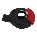 5 In Power Grinding Dust Shroud Iron PA66 Red Black Wearproof Surface Grinding Shroud for 125 150 Angle Grinders