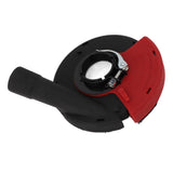 5 In Power Grinding Dust Shroud Iron PA66 Red Black Wearproof Surface Grinding Shroud for 125 150 Angle Grinders