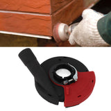 5 In Power Grinding Dust Shroud Iron PA66 Red Black Wearproof Surface Grinding Shroud for 125 150 Angle Grinders