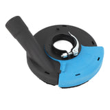 Angle Grinder Grinding Dust Shroud Blue Black 5inch Multifunctional Angle Grinder Dust Collector For Grinding Stone Flooring Concrete