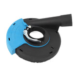 Angle Grinder Grinding Dust Shroud Blue Black 5inch Multifunctional Angle Grinder Dust Collector For Grinding Stone Flooring Concrete - 45-Degree Angle