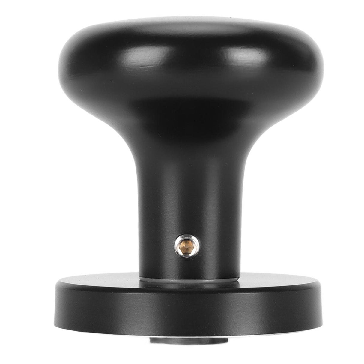Door Knob Black Round Handle Keyless Locking Zinc Alloy Privacy Function Easy Install Interior Ball Handle for Bedroom Bathroom