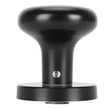 Door Knob Black Round Handle Keyless Locking Zinc Alloy Privacy Function Easy Install Interior Ball Handle for Bedroom Bathroom - Low Angle