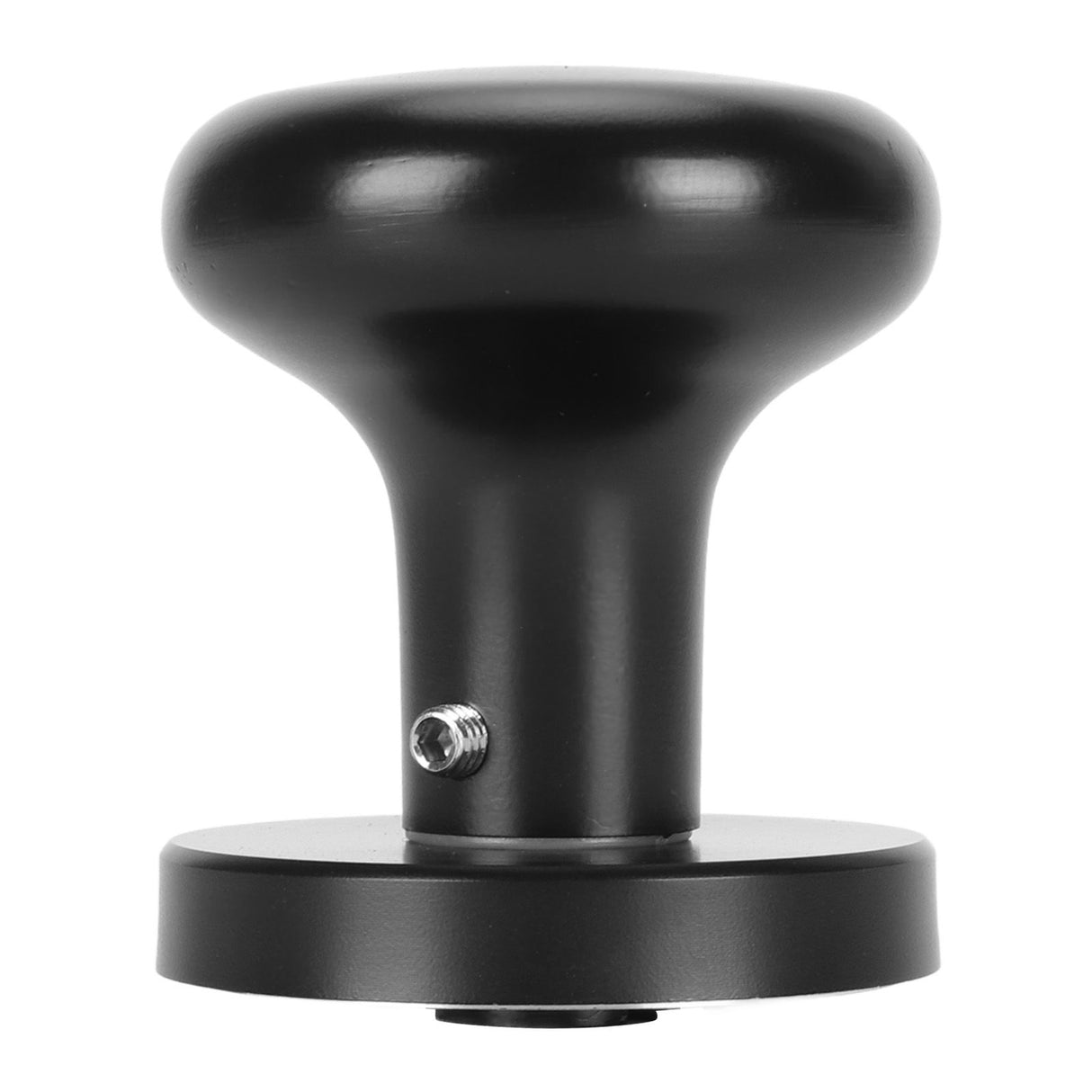 Door Knob Black Round Handle Keyless Locking Zinc Alloy Privacy Function Easy Install Interior Ball Handle for Bedroom Bathroom
