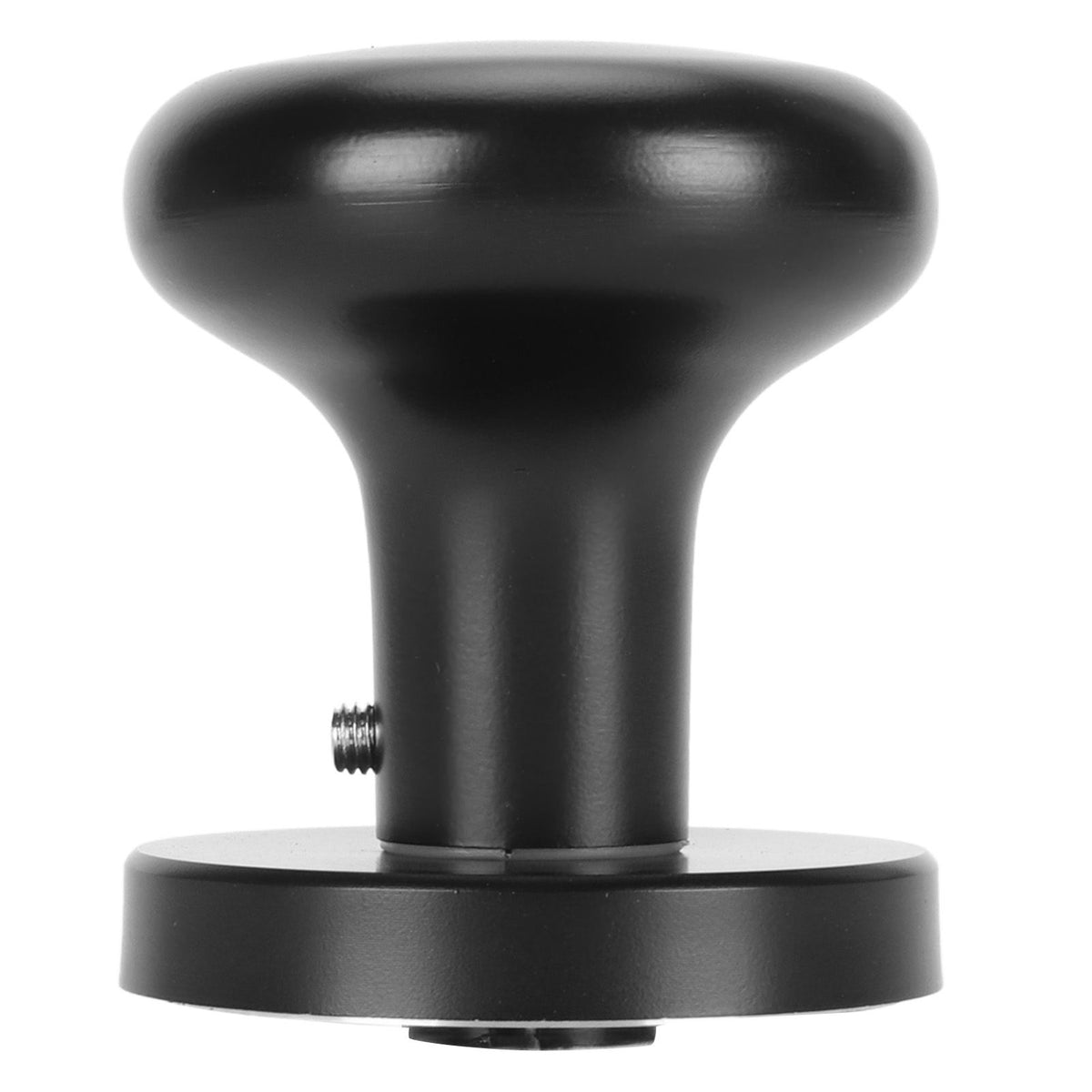Door Knob Black Round Handle Keyless Locking Zinc Alloy Privacy Function Easy Install Interior Ball Handle for Bedroom Bathroom