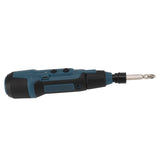 3.6V Electric Screwdriver with Flashlight Lithium Battery Powered Portable Rotary Screwdriver and Bit Set