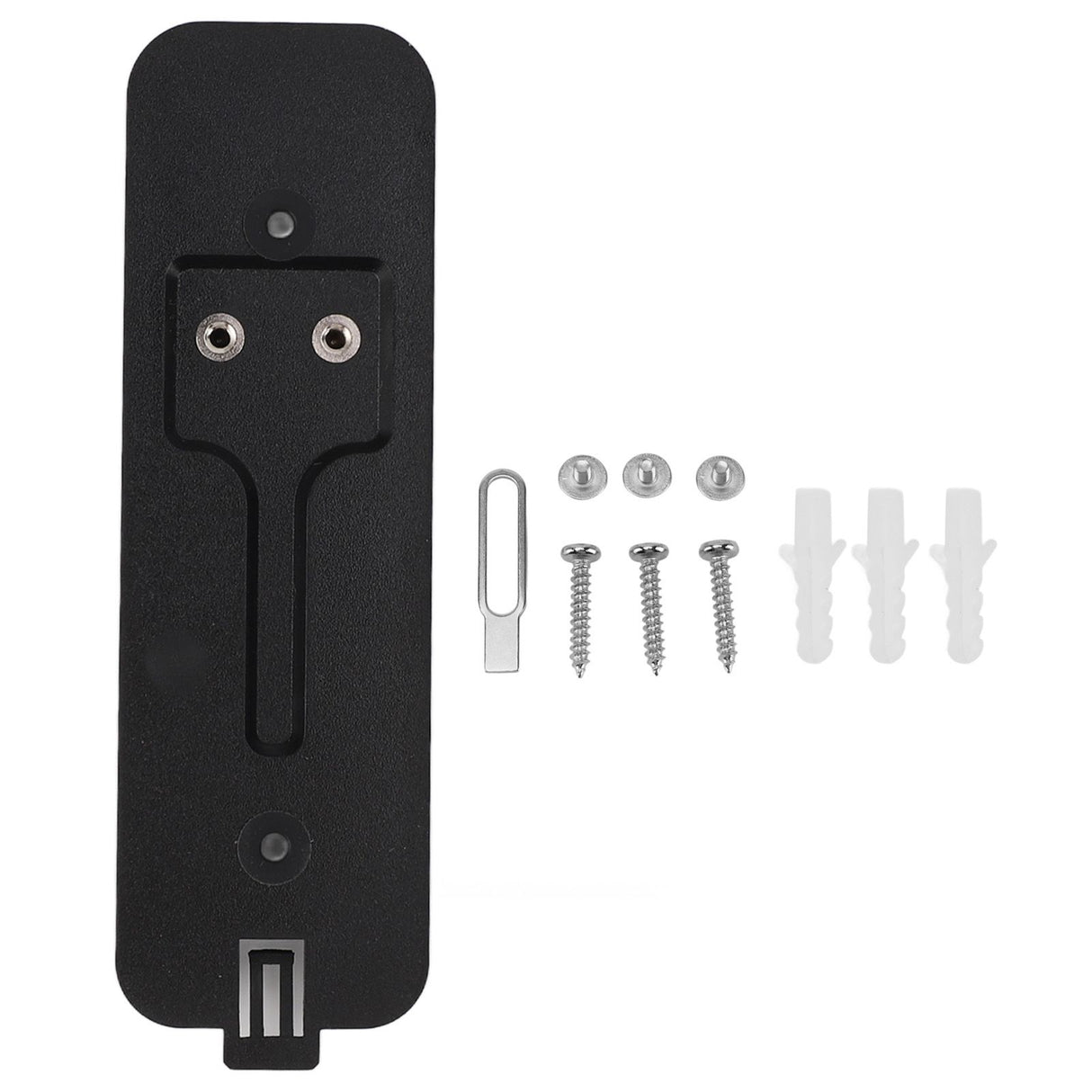 Backplate for Blink Video Doorbell Plastic Doorbell Back Plate Replacement Part with Mount Accessory Black
