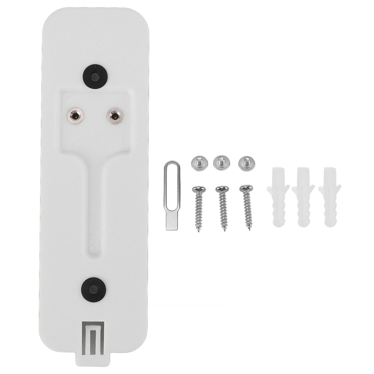 Backplate for Blink Video Doorbell Plastic Doorbell Back Plate Replacement Part with Mount Accessory White