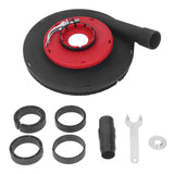 9 Inch Angle Grinder Dust Shroud Surface Grinding Dust Shroud for Angle Grinder Red Black 230mm Grinding Wheel
