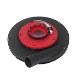 9 Inch Angle Grinder Dust Shroud Surface Grinding Dust Shroud for Angle Grinder Red Black 230mm Grinding Wheel