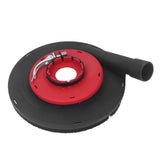 9 Inch Angle Grinder Dust Shroud Surface Grinding Dust Shroud for Angle Grinder Red Black 230mm Grinding Wheel