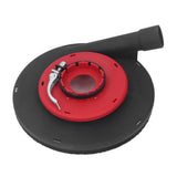9 Inch Angle Grinder Dust Shroud Surface Grinding Dust Shroud for Angle Grinder Red Black 230mm Grinding Wheel