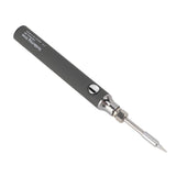 Soldering Iron Kit Cordless Electronic Welding Pen USB Rechargeable Adjustable Temperature Fast Heating Welding Tool for Wire DIY Grey