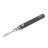 Soldering Iron Kit Cordless Electronic Welding Pen USB Rechargeable Adjustable Temperature Fast Heating Welding Tool for Wire DIY Grey