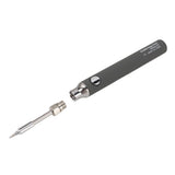 Soldering Iron Kit Cordless Electronic Welding Pen USB Rechargeable Adjustable Temperature Fast Heating Welding Tool for Wire DIY Grey