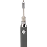 Soldering Iron Kit Cordless Electronic Welding Pen USB Rechargeable Adjustable Temperature Fast Heating Welding Tool for Wire DIY Grey