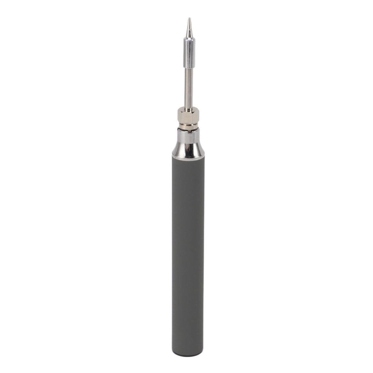 Soldering Iron Kit Cordless Electronic Welding Pen USB Rechargeable Adjustable Temperature Fast Heating Welding Tool for Wire DIY Grey