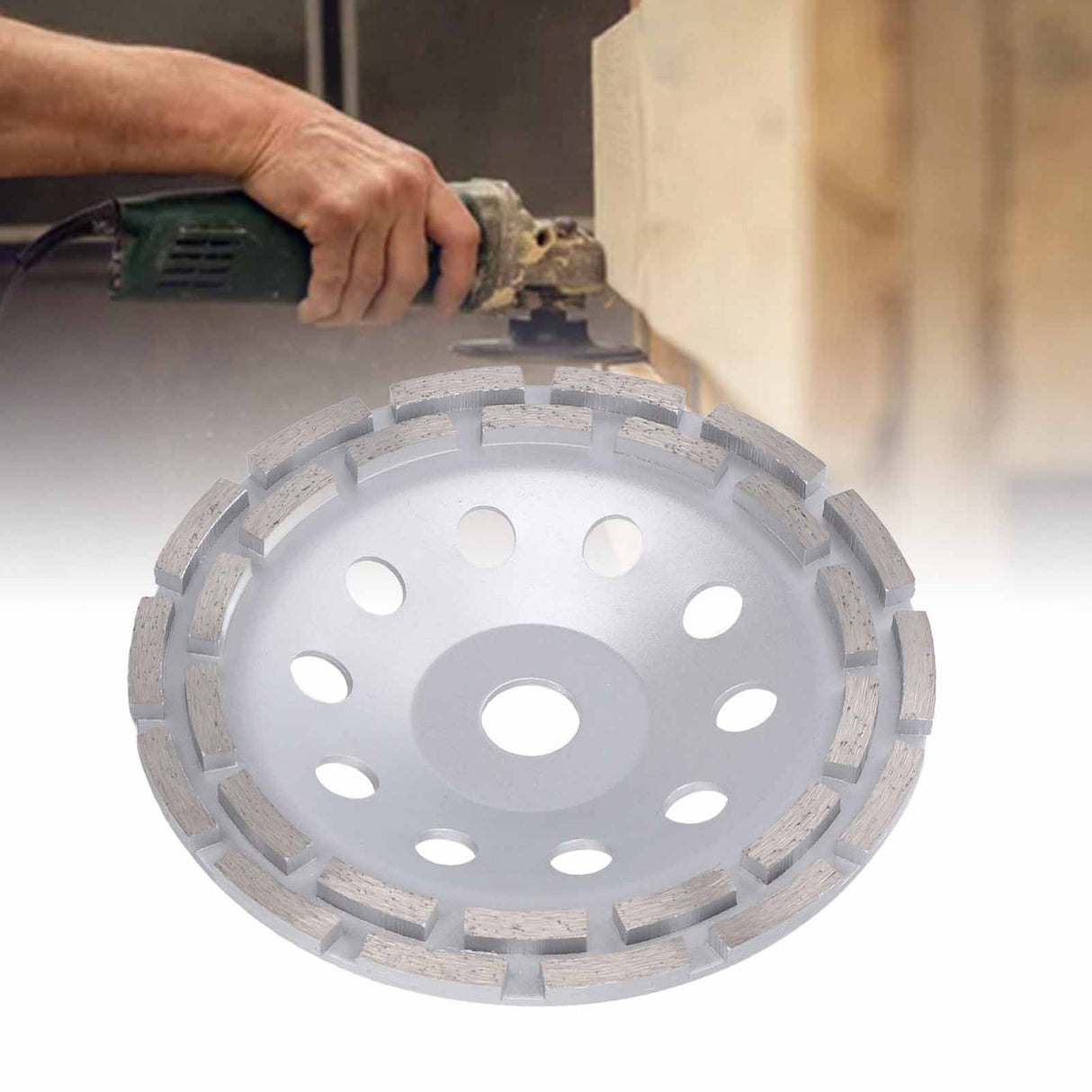 18CM Grinding Wheel for 180 Angle Grinder Segment Steel Saw Blade Disc for Woodworking Cutting Slotting