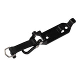 Shovel Mount for Roof Rack Metal Rubber Clamps Wall Mounting Brackets for Truck Boats Black - Side View