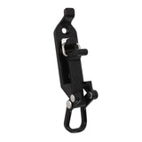 Shovel Mount for Roof Rack Metal Rubber Clamps Wall Mounting Brackets for Truck Boats Black - Low Angle