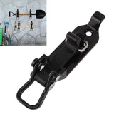 Shovel Mount for Roof Rack Metal Rubber Clamps Wall Mounting Brackets for Truck Boats Black