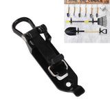 Shovel Mount for Roof Rack Metal Rubber Clamps Wall Mounting Brackets for Truck Boats Black