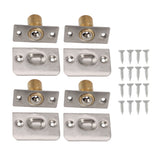 4pcs Door Ball Catch Solid Brass Adjustable Spring Closet Ball Latch for Cabinet Pantry
