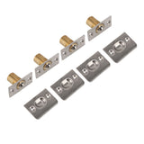 4pcs Door Ball Catch Solid Brass Adjustable Spring Closet Ball Latch for Cabinet Pantry - 45-Degree Angle