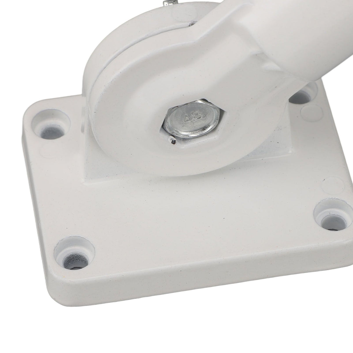2Pcs Adjustable Flag Pole Holder Aluminium Alloy Metal Wall Mount 180 Degree Multi Position Bracket for Outside House