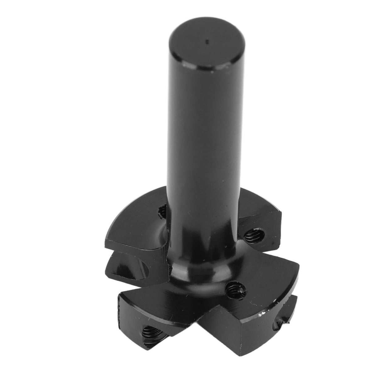 Slab Flattening Router Bit Insert Detachable Cemented Carbide 1/2in Shank 4 Blade Planing Bit for Woodworking