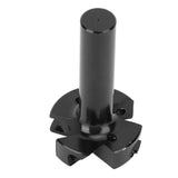 Slab Flattening Router Bit Insert Detachable Cemented Carbide 1/2in Shank 4 Blade Planing Bit for Woodworking