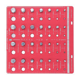 Nut and Bolt Thread Checker 7.9x7.9in Identifier Gauge Aluminium Alloy Easy Operation Accurate Ruler Gauge for Garage