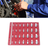 Nut and Bolt Thread Checker 7.9x7.9in Identifier Gauge Aluminium Alloy Easy Operation Accurate Ruler Gauge for Garage