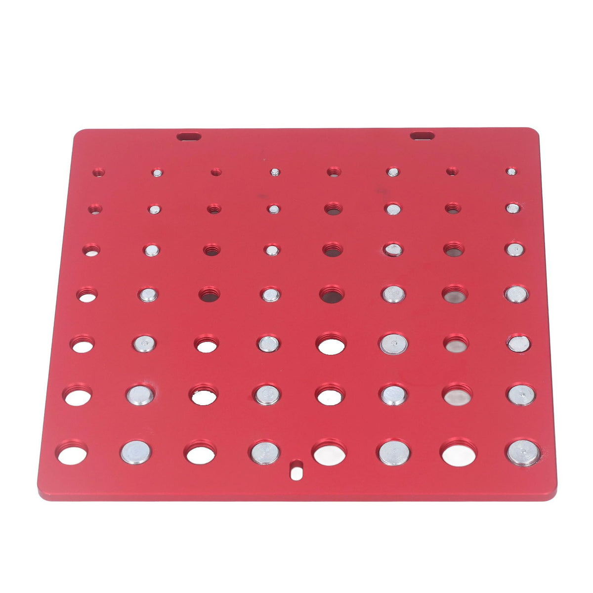 Nut and Bolt Thread Checker 7.9x7.9in Identifier Gauge Aluminium Alloy Easy Operation Accurate Ruler Gauge for Garage
