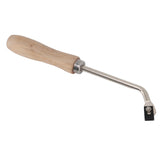PVC Plastic Floor Slotting Floor Welding Slot Knife Groover Beech Wood Grooving Gouge Steel Slotting Knife Flooring Tools with 3 Blades