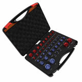 44pcs Nut and Bolt Thread Checker Red Blue Nut and Bolt Size Gauge Inch Metric Nut and Bolt Identifier Gauge Set - Extra Image