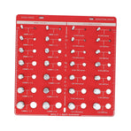 28 Hole Bolt Nut Identifier Gauge Metric Aluminum Alloy Nut Bolt Thread Checker for DIY Buffs