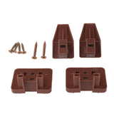 10 Pack Drawer Track Guide and Glides Dresser Center Mount Plastic Drawer Slides Replacement Parts with Screws for Furniture Drawer System