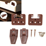 10 Pack Drawer Track Guide and Glides Dresser Center Mount Plastic Drawer Slides Replacement Parts with Screws for Furniture Drawer System
