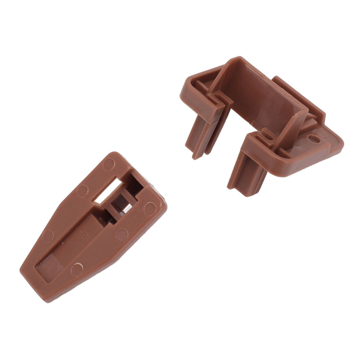 10 Pack Drawer Track Guide and Glides Dresser Center Mount Plastic Drawer Slides Replacement Parts with Screws for Furniture Drawer System