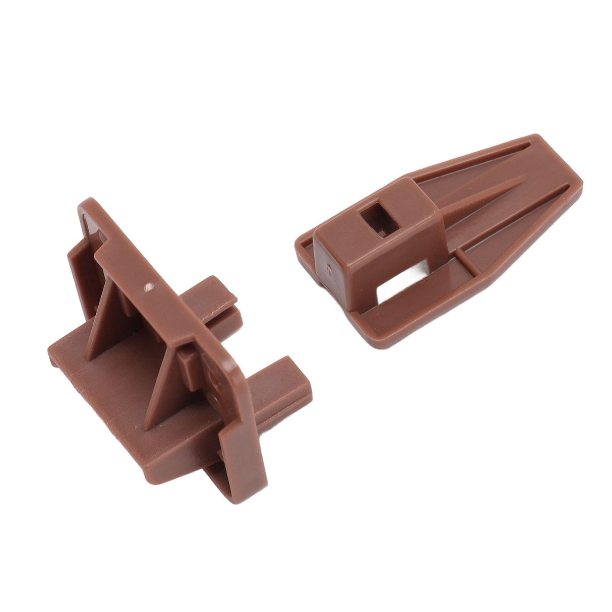 10 Pack Drawer Track Guide and Glides Dresser Center Mount Plastic Drawer Slides Replacement Parts with Screws for Furniture Drawer System
