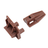 10 Pack Drawer Track Guide and Glides Dresser Center Mount Plastic Drawer Slides Replacement Parts with Screws for Furniture Drawer System - Extra Image
