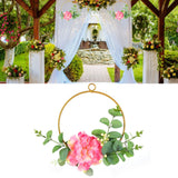 Artificial Flower Wreath Bridesmaid HandHeld Garland Wall Interior Ceiling Decoration(SPH5638 ) - Extra Image