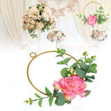 Artificial Flower Wreath Bridesmaid HandHeld Garland Wall Interior Ceiling Decoration(SPH5638 ) - Extra Image