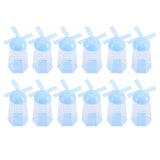12PCS Windmill Shaped Candy Box Plastic Candy Case Container for Wedding Favor Baby Shower Decor