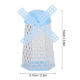 12PCS Windmill Shaped Candy Box Plastic Candy Case Container for Wedding Favor Baby Shower Decor